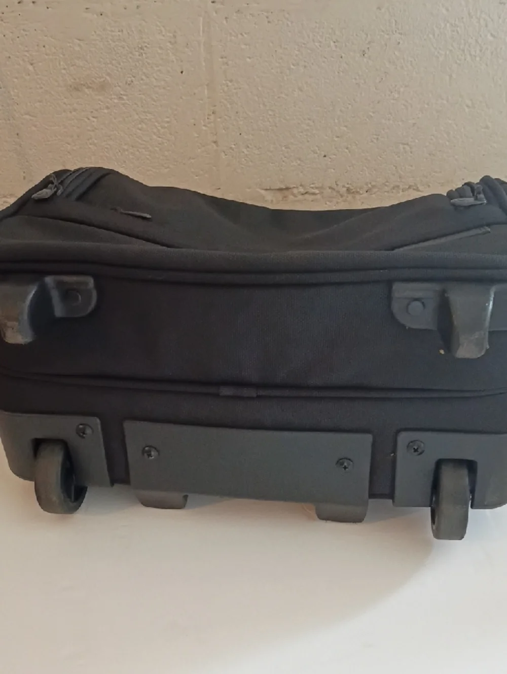 Briggs And Riley black two wheeled under seat cabin bag